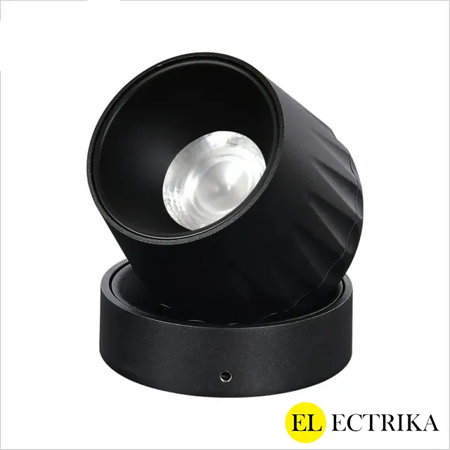 Electrica (EL-12w) լուսատու արտաքին շարժական 12W 4000K սև 1/20