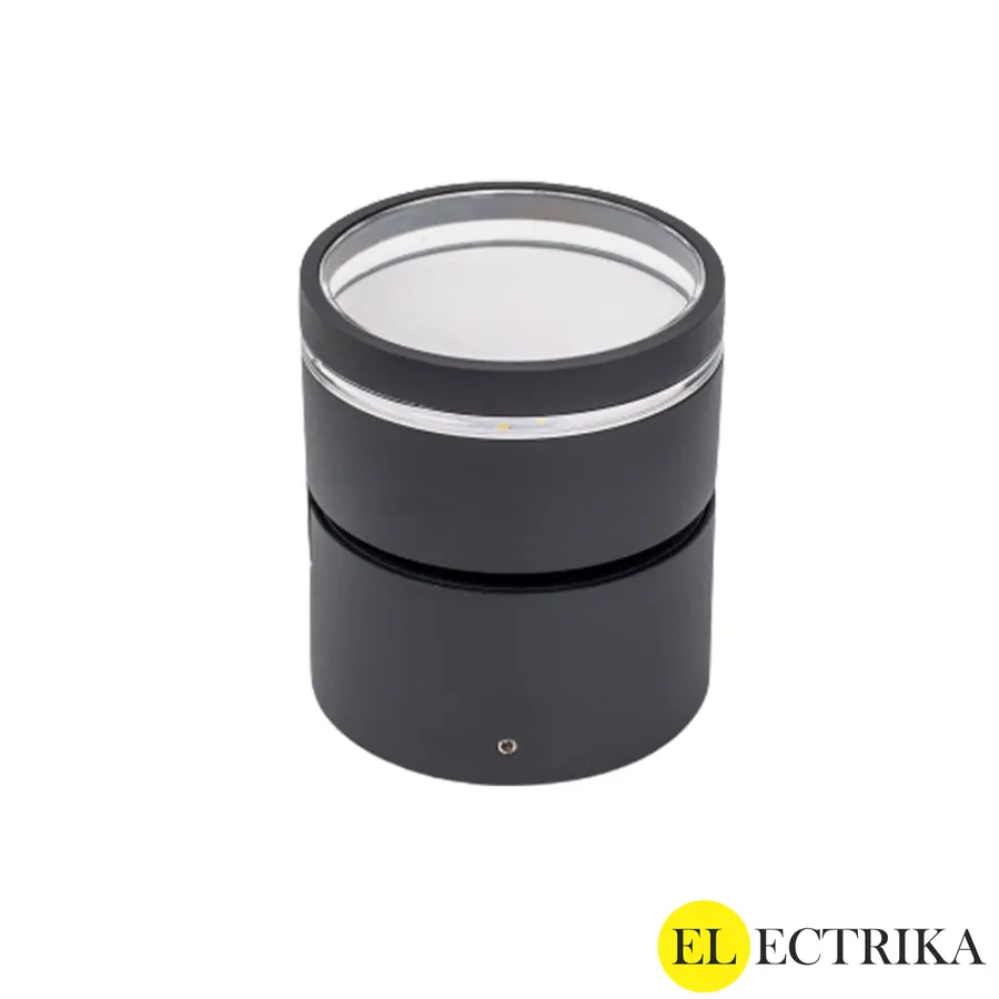 Electrica (EL-9w) լուսատու արտաքին շարժական 9W 4000K կլոր սև 1/50