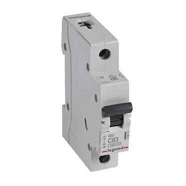 Legrand RX3 ավտոմատ անջատիչ 1P C63A 4,5ka 1/12/72