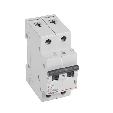 Legrand RX3 ավտոմատ անջատիչ 2P C6A 4,5ka 1/6/36