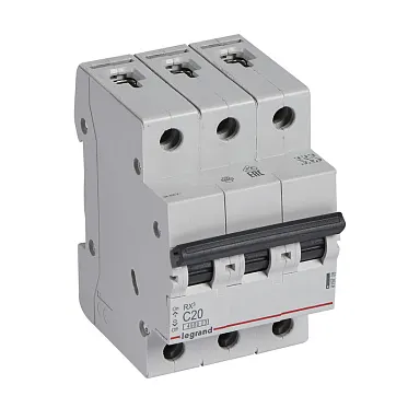 Legrand RX3 ավտոմատ անջատիչ 3P C20A 4,5ka