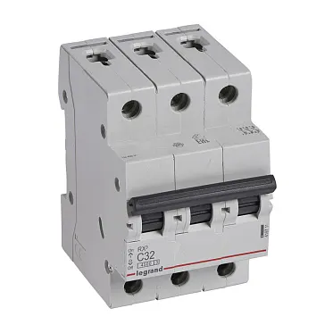 Legrand RX3 ավտոմատ անջատիչ 3P C32A 4,5ka 1/4/24