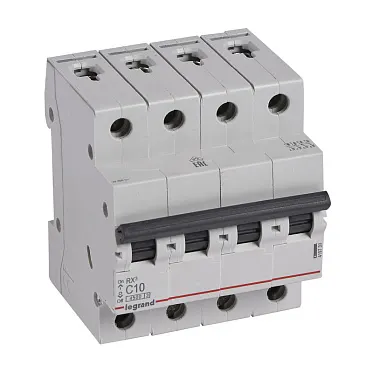 Legrand RX3 ավտոմատ անջատիչ 4P C10A 4,5ka