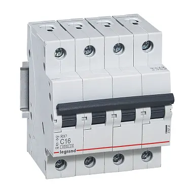 Legrand RX3 ավտոմատ անջատիչ 4P C16A 4,5ka