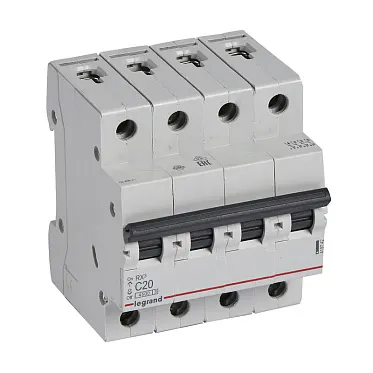 Legrand RX3 ավտոմատ անջատիչ 4P C20A 4,5ka