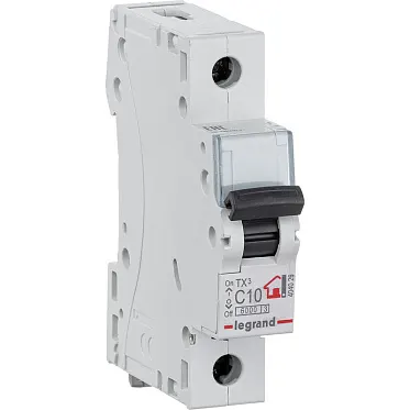 Legrand TX3 ավտոմատ անջատիչ 1P C10A 6ka 1/10/60
