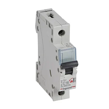 Legrand TX3 ավտոմատ անջատիչ 1P C16A 6ka 1/10/60