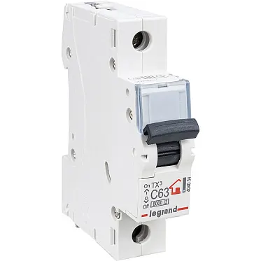 Legrand TX3 ավտոմատ անջատիչ 1P C63A 6ka 1/10/60