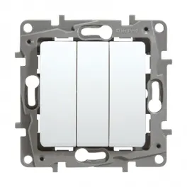 Legrand Niloe/Etika անջատիչ 3 ստեղն սպիտակ