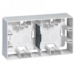 Legrand Niloe/Etika արտաքին մոնտաժման տուփ 2 տեղ սպիտակ