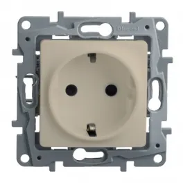 Legrand Niloe/Etika վարդակ հողանցումով փղոսկր
