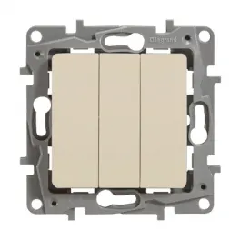Legrand Niloe/Etika անջատիչ 3 ստեղն փղոսկր