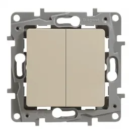 Legrand Niloe/Etika անջատիչ ռևերս 2 ստեղն փղոսկր