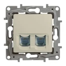 Legrand Niloe/Etika հեռախոս 2տեղ RJ11 փղոսկր
