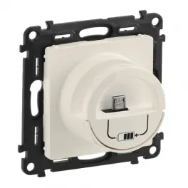 Legrand Niloe/Etika USB 2400mA (dock micro) փղոսկր