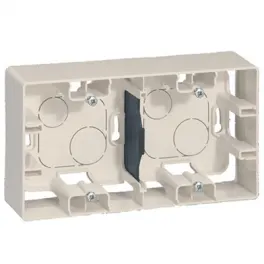 Legrand Niloe/Etika արտաքին մոնտաժման տուփ 2 տեղ փղոսկր