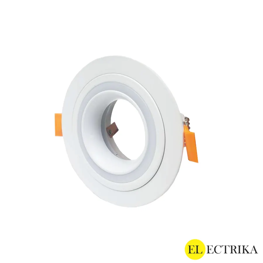 Electrica ներկառուցվող շրջանակ MG-R01 սպիտակ կլոր
