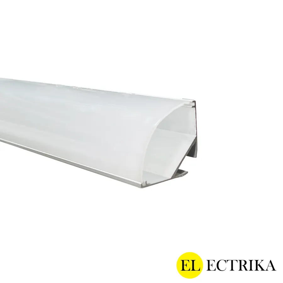 Electrica ալյումինե պրոֆիլ դիմապակիով 31x31մմ (3մ) կոր