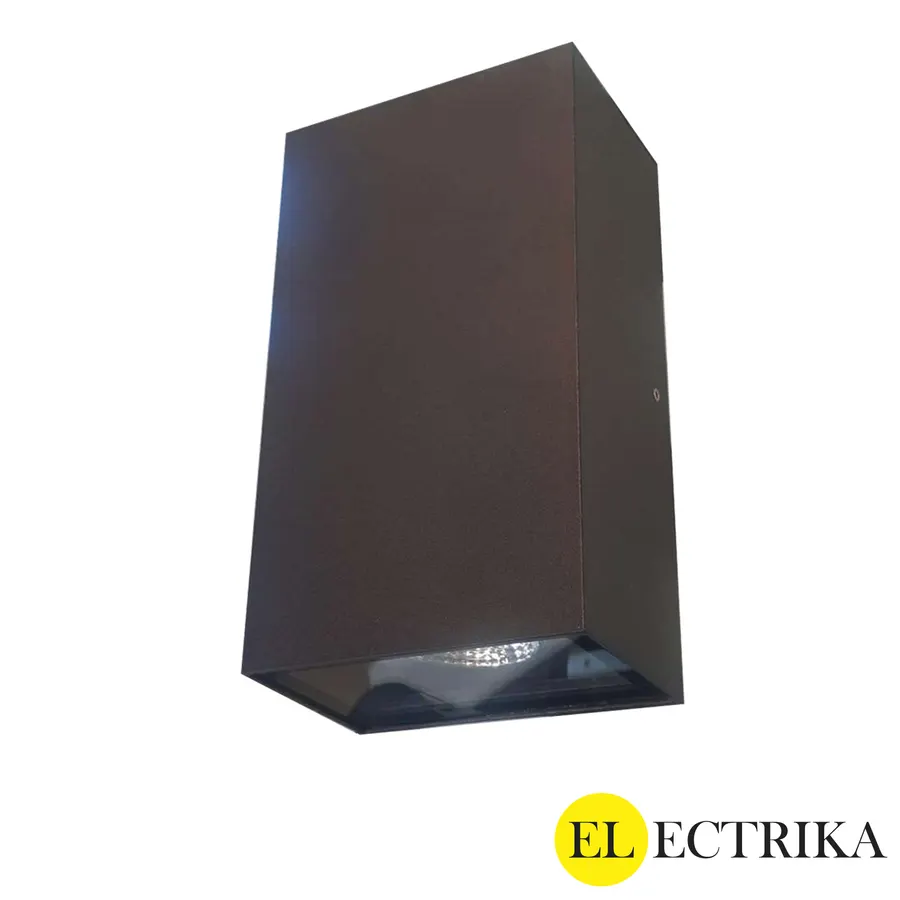 Electrica լուսատու ֆասադային (BK2077) 2x5W 3500K սև IP65