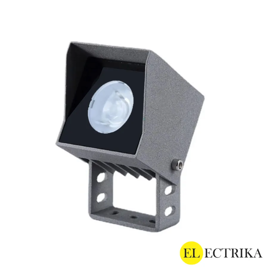 Electrica լուսատու ֆասադային (EL27782) 8W 4000K մոխրագույն IP65