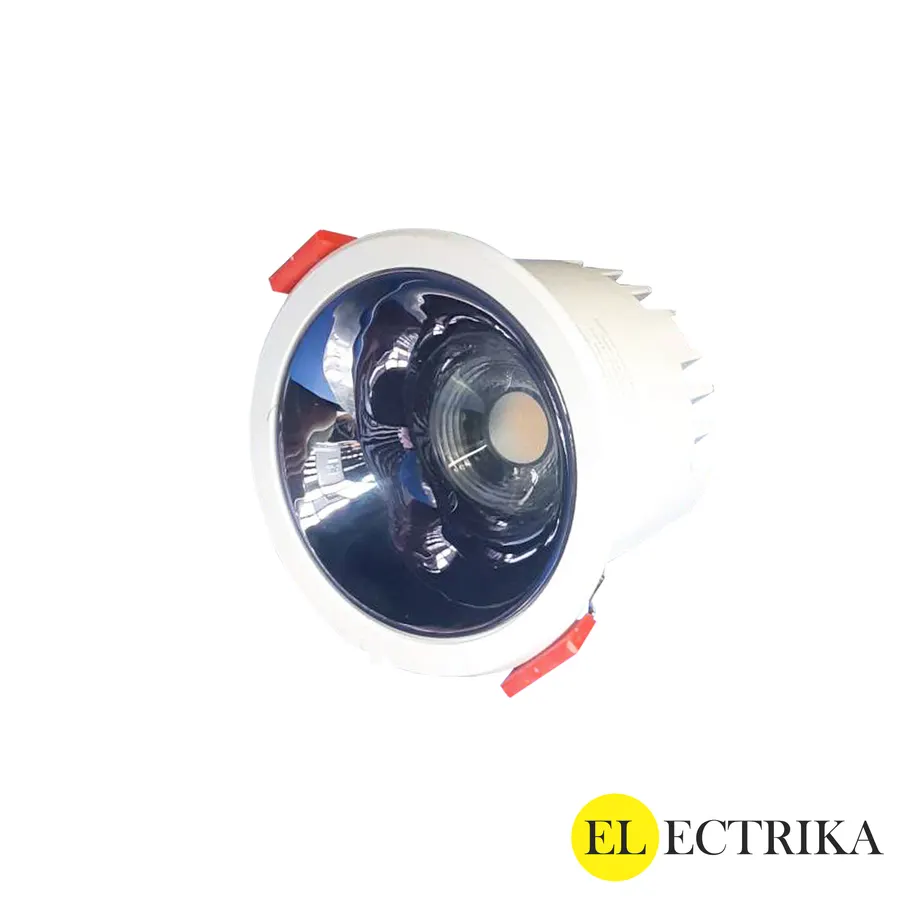 Electrica (X-5012) լուսատու ներկառուցվող 12W 4000K կլոր սև/սպիտակ