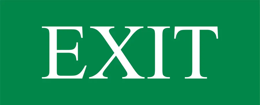 Electrica պիկտոգրամմա արտակարգ իրավիճակների ելք (EXIT)