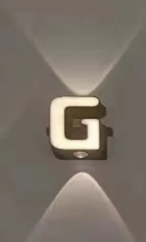 Electrica լուսատու ֆասադային G տառ 8+2W 3500K սև IP65