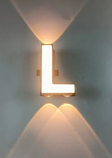 Electrica լուսատու ֆասադային L տառ 8+3W 3500K սև IP65