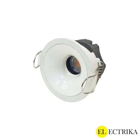 Electrica (E-M053) լուսատու ներկառուցվող 5W 3000K կլոր սպիտակ