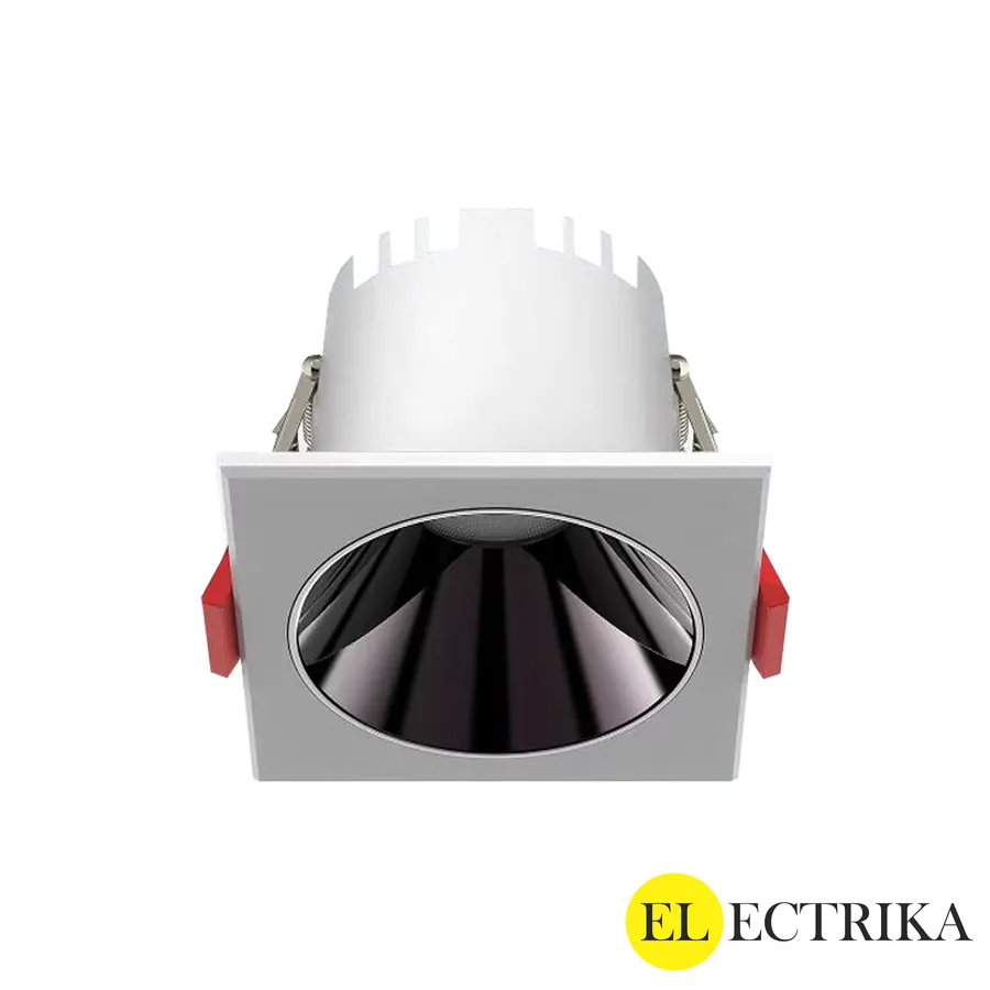 Electrica (S-61073K) լուսատու ներկառուցվող 7W 3000K քառակուսի սպիտակ