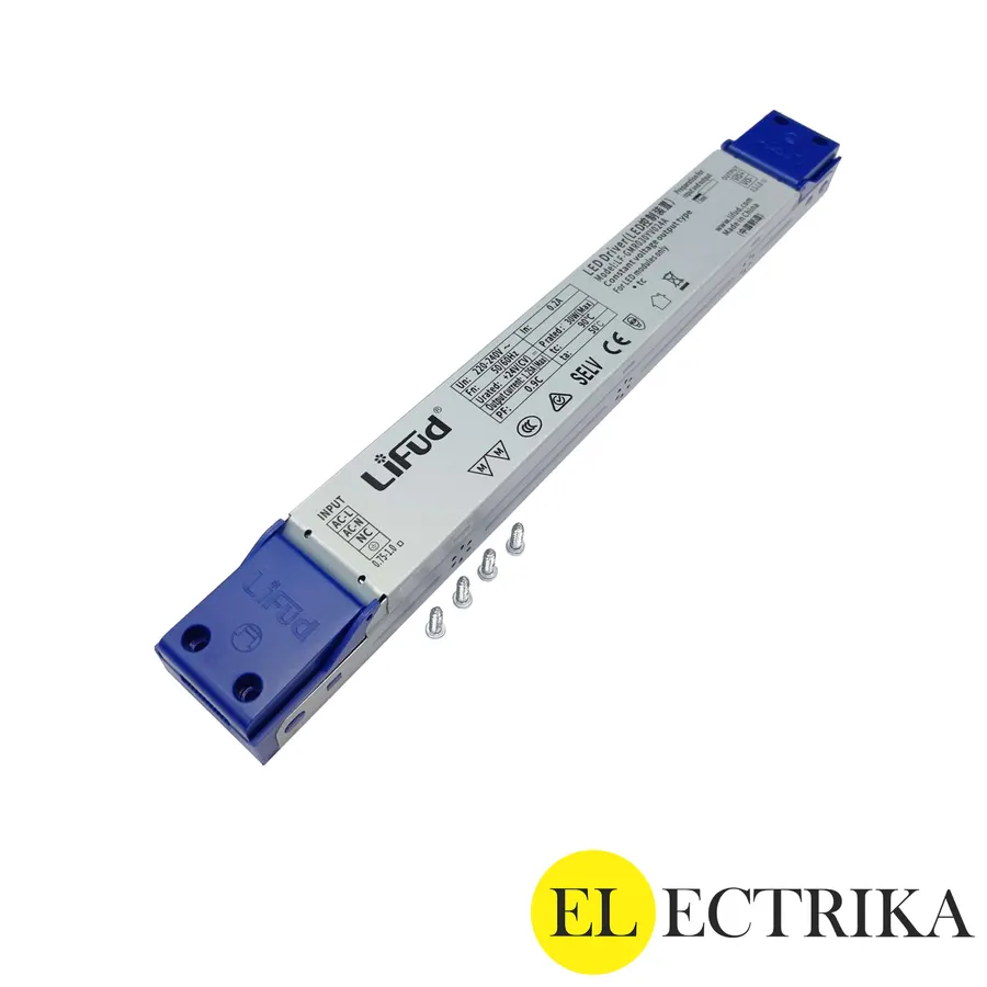 Electrica Lifud 24V սնուցման բլոկ 30W 1․25A (253x30x21մմ)