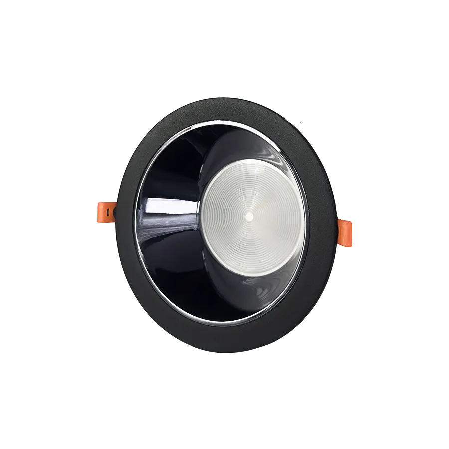 Electrica լուսատու (G-N020) ներկառուցվող 20W 3000K կլոր սև/քրոմ