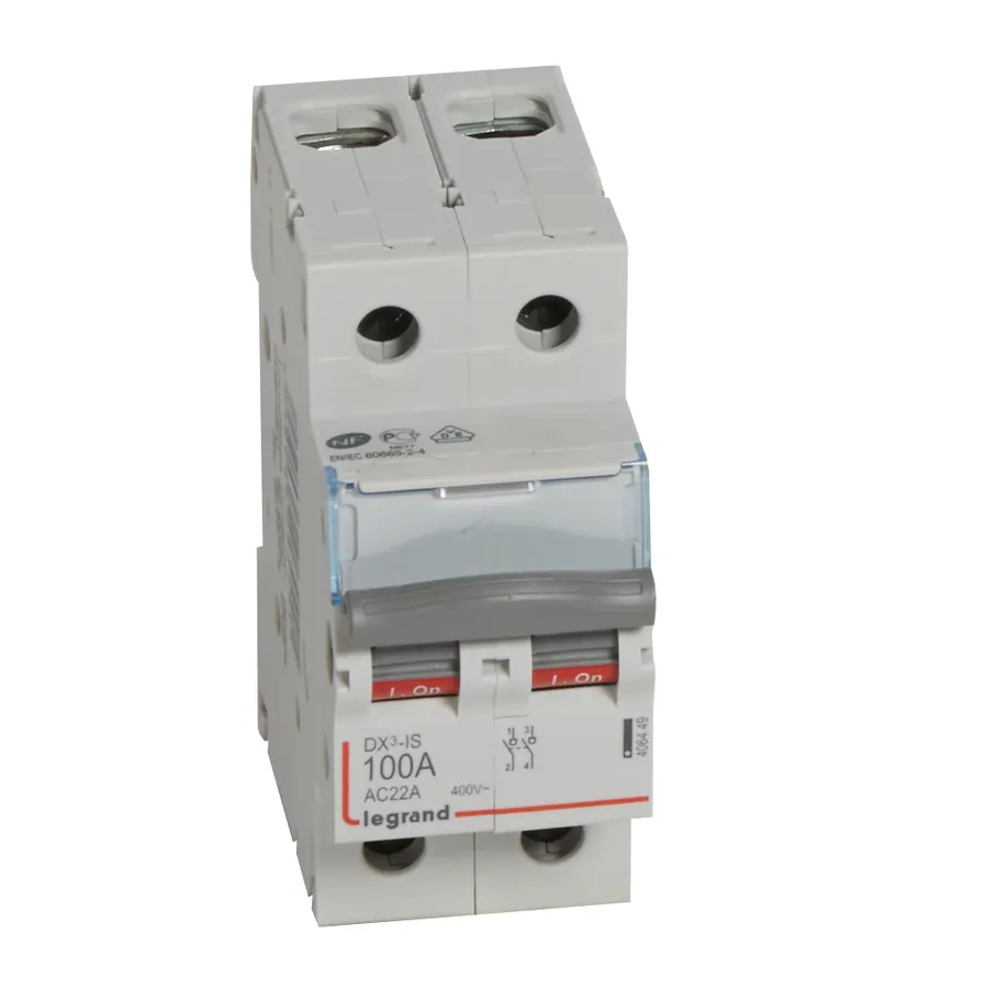 Legrand DX3 անջատիչ - խզիչ DX³-IS 2P, 100А