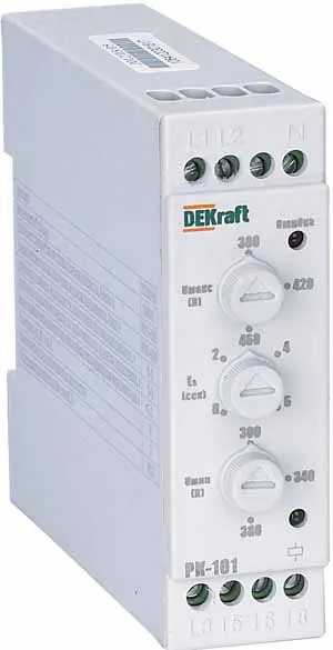 Dekraft Ֆազի Պաշտպանություն 5A РК101-02 380V