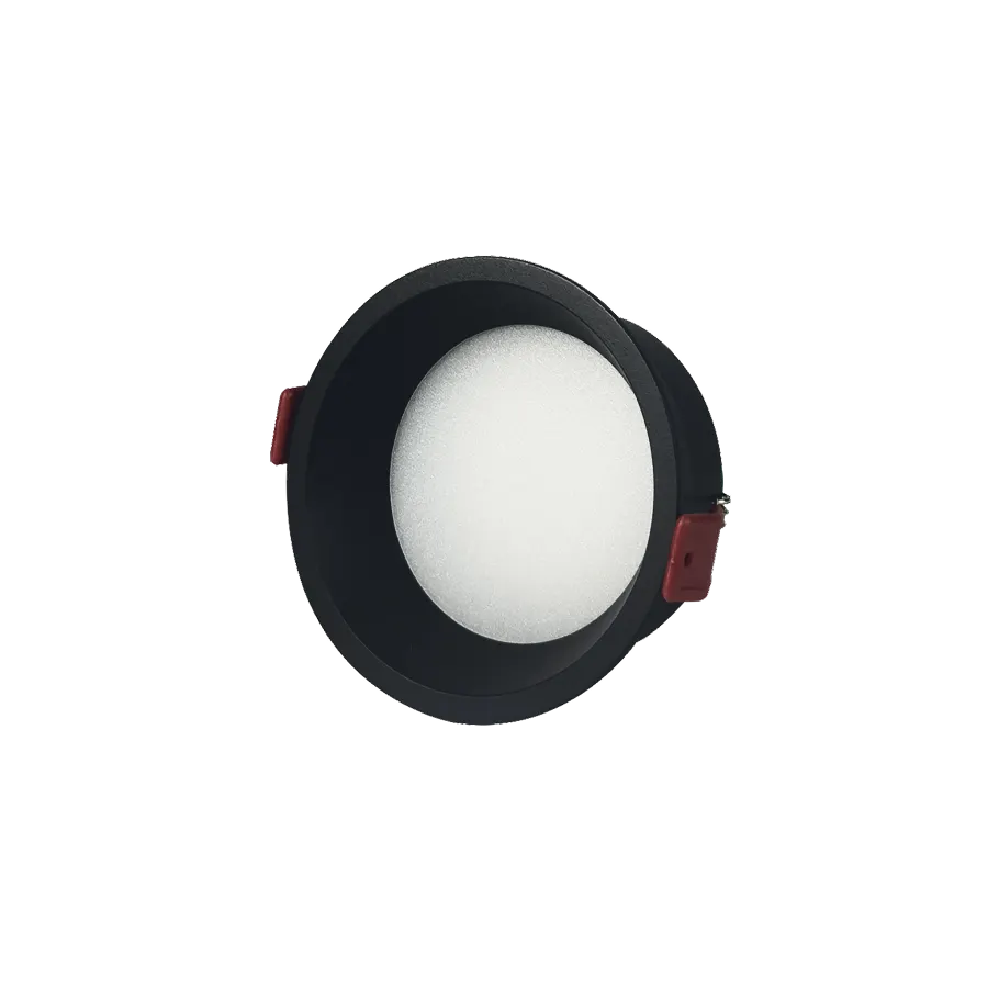 Electrica (BK-S-012) լուսատու ներկառուցվող 12W 4000K կլոր սև 1/50