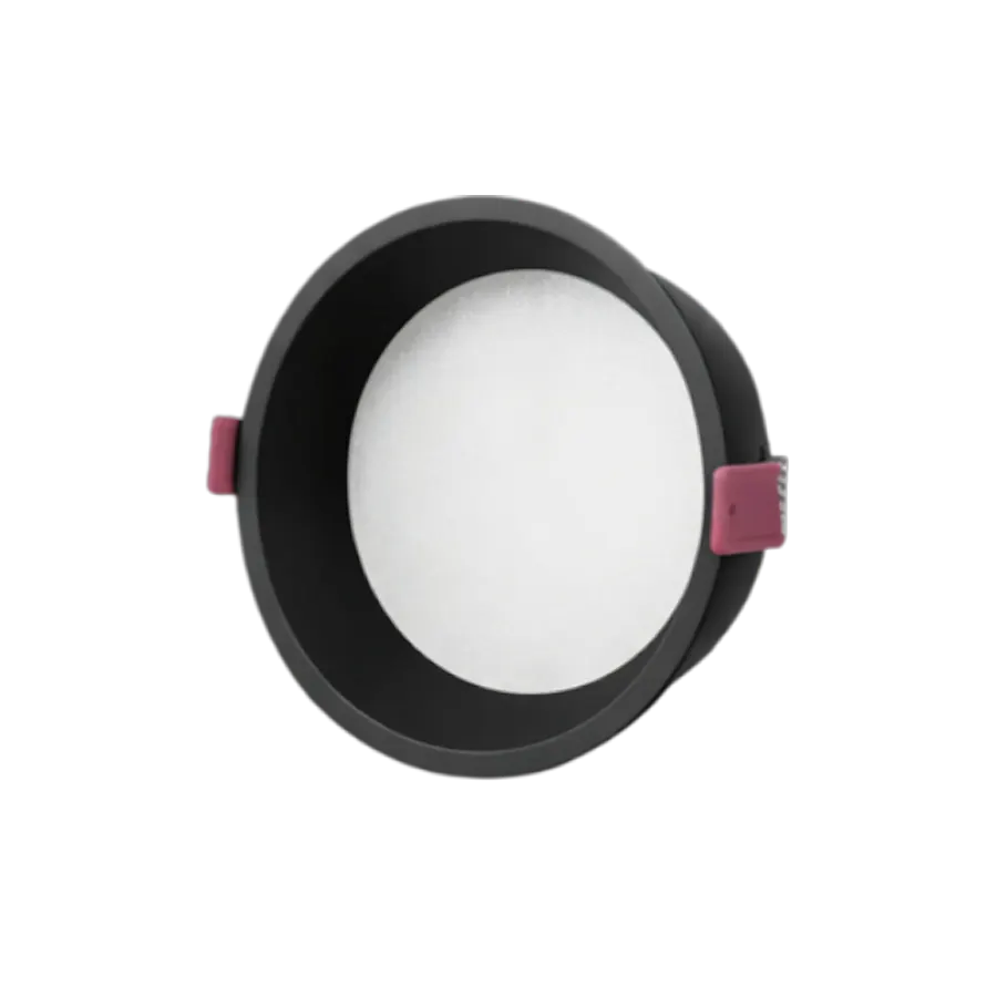 Electrica (BK-S-018) լուսատու ներկառուցվող 18W 3000K կլոր սև 1/50