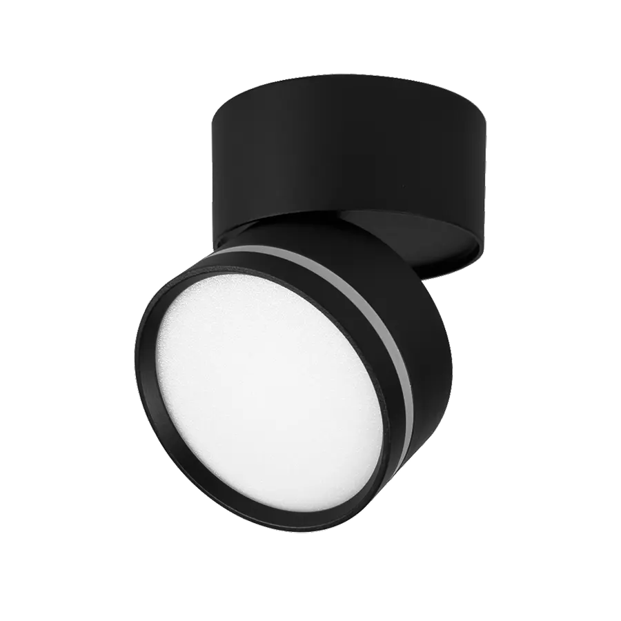 Electrica (EL-9w) լուսատու արտաքին շարժական 9W 3000K կլոր սև 1/50