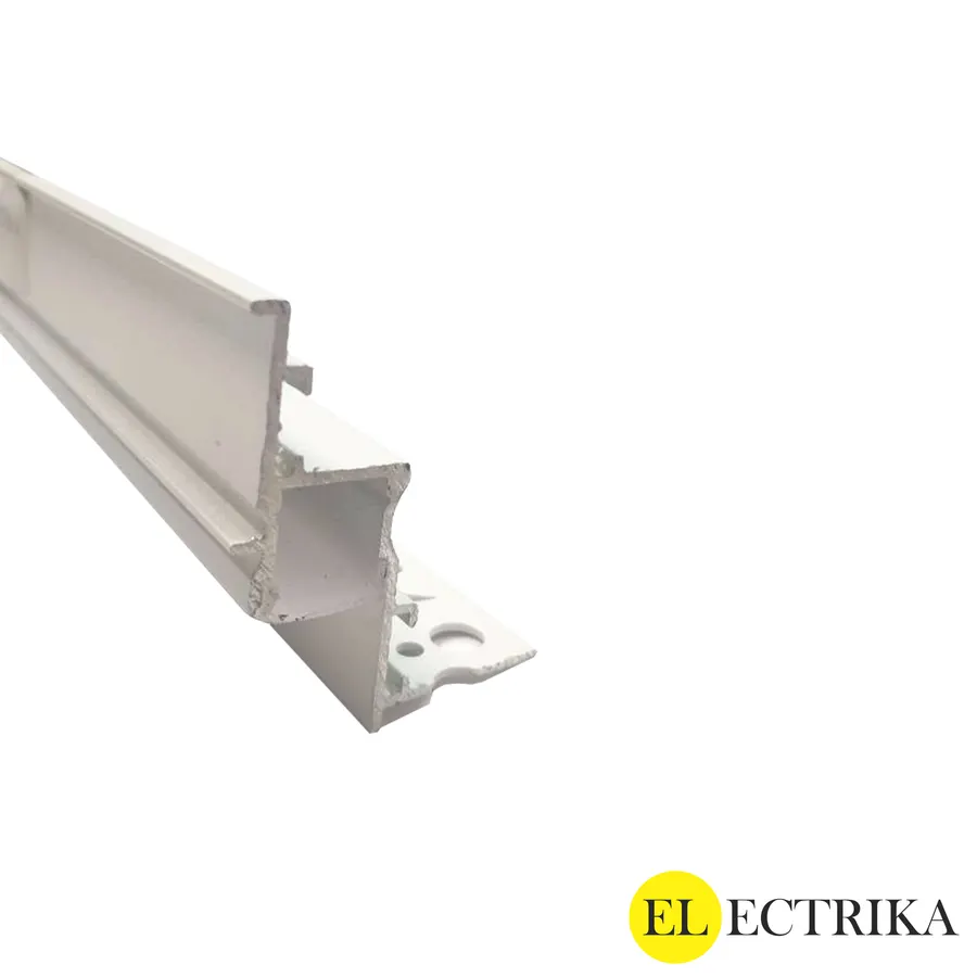 Electrica պրոֆիլ դիմապակիով ներկառուցվող 51x21x13.5մմ (6մ) ստվերային գիպսից հետո