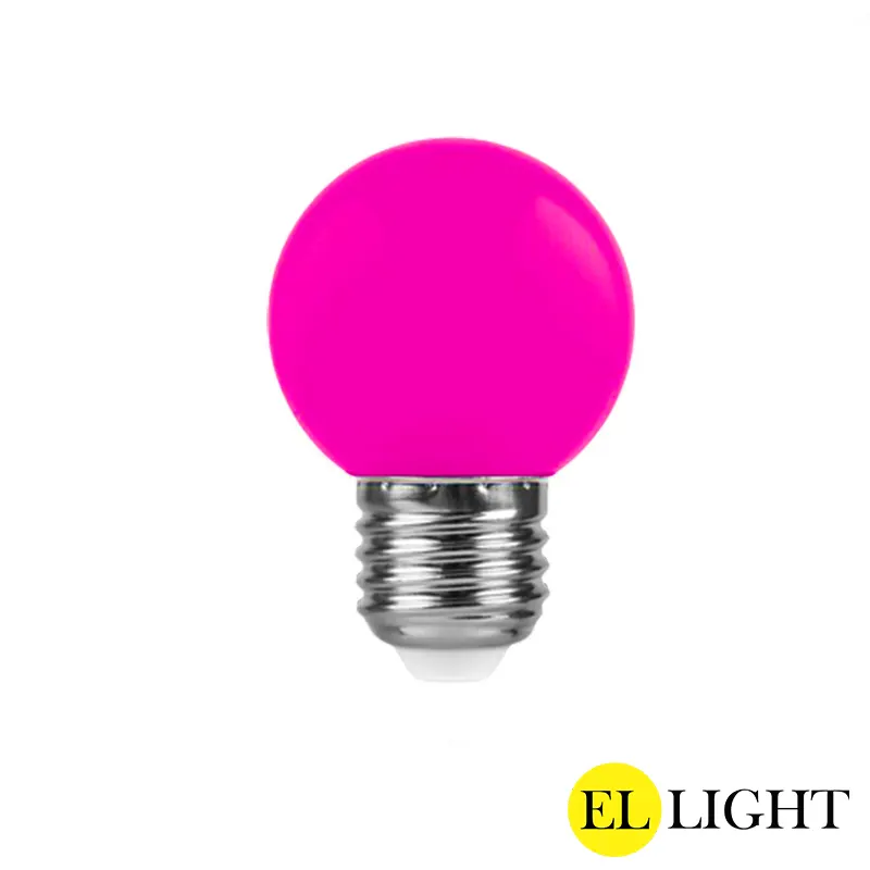 Ellight led լամպ E27 շարիկ G45 2W վարդագույն 180Lm 1/100