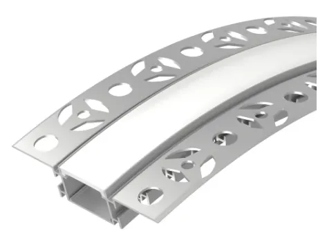 Arlight ալյումինե պրոֆիլ Fantom-Bent ներկառուցվող 23x17մմ (2մ) ճկվող վերև-ներքև