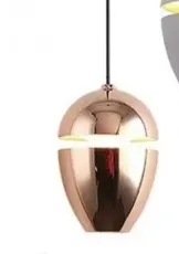 Electrica արտաքին կախովի լուսատու (F-S310) 10W 3000K ոսկի 1/25