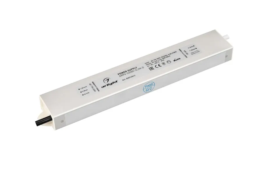 Arlight 24V սնուցման բլոկ 80W 3․3A (258x40x22մմ) հերմետիկ IP67