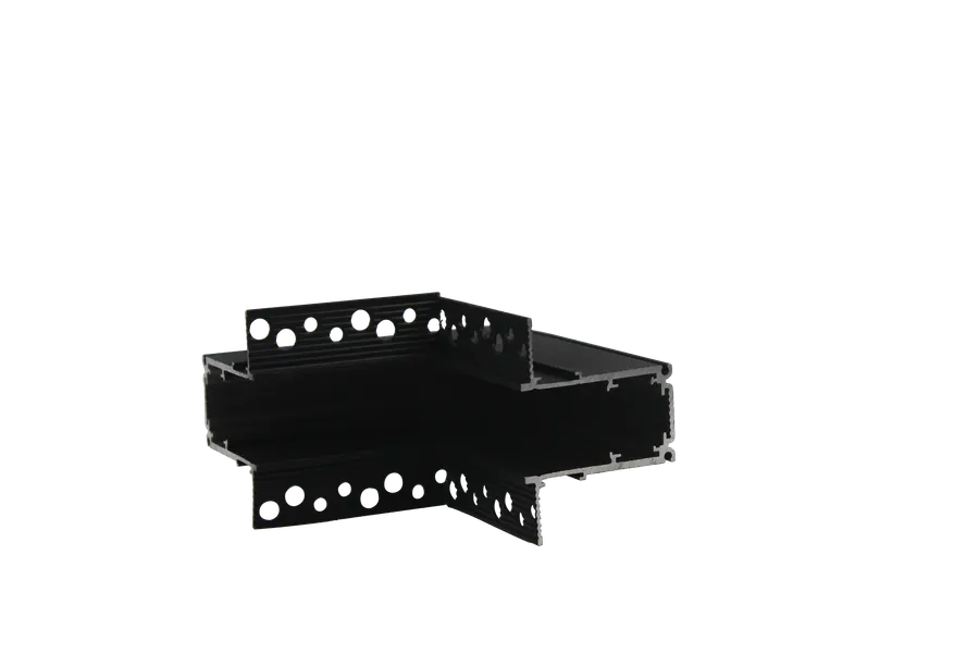 Electrica 24V 20S/MG ներկառուցվող մագնիսային շարժուղու անկյունային կցորդ 90° սև