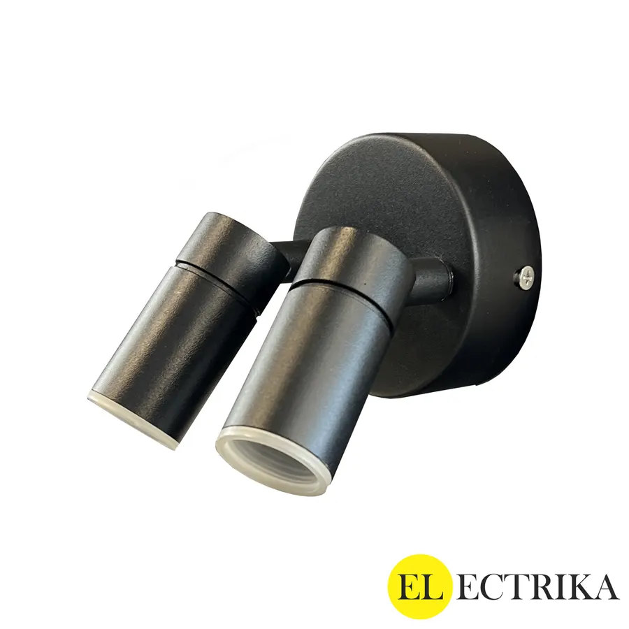 Electrica լուսատու արտաքին (LWA206) 2x3W 4100K սև IP20
