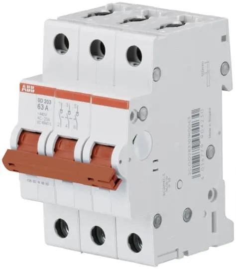 ABB Անջատիչ եռաբևեռ SD203/50A