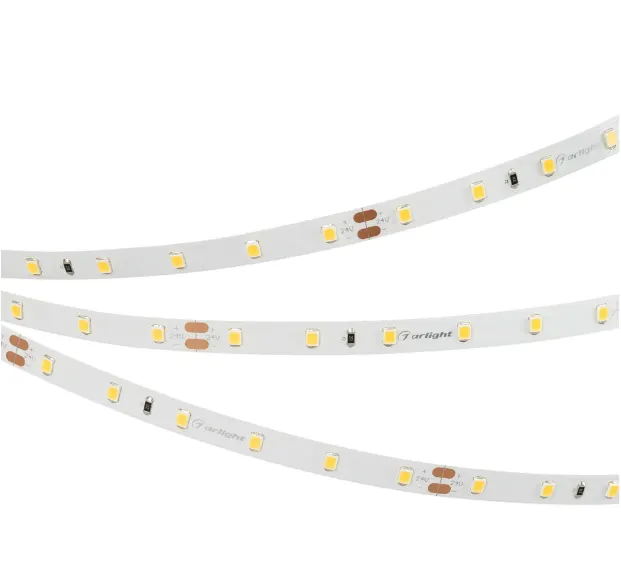Arlight 24V led ժապավեն 4.8W 3000K 8մմ (2835SMD 60led/մ) 50մ RT-A60