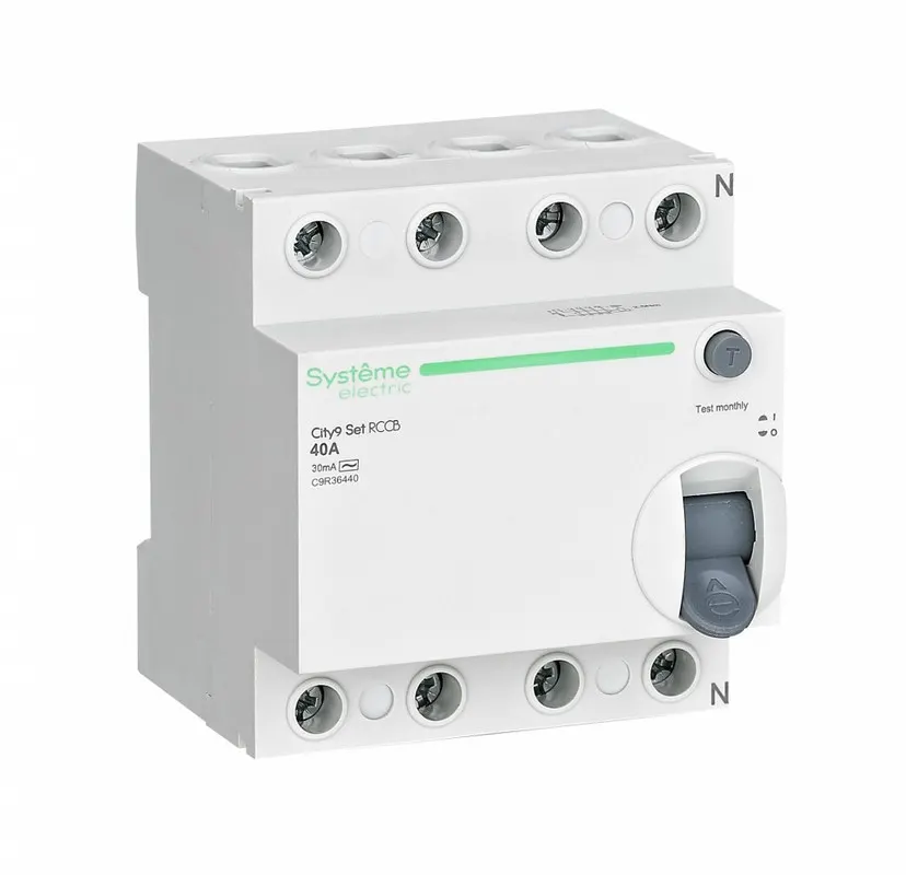City9 Set Ուզո Անջատիչ 40А 4P 30мА Тип-AC