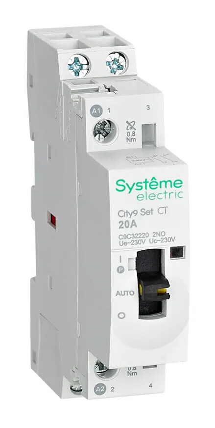 City9 SET Մոդուլային թողարկիչ 2P 2НО 20A 230V