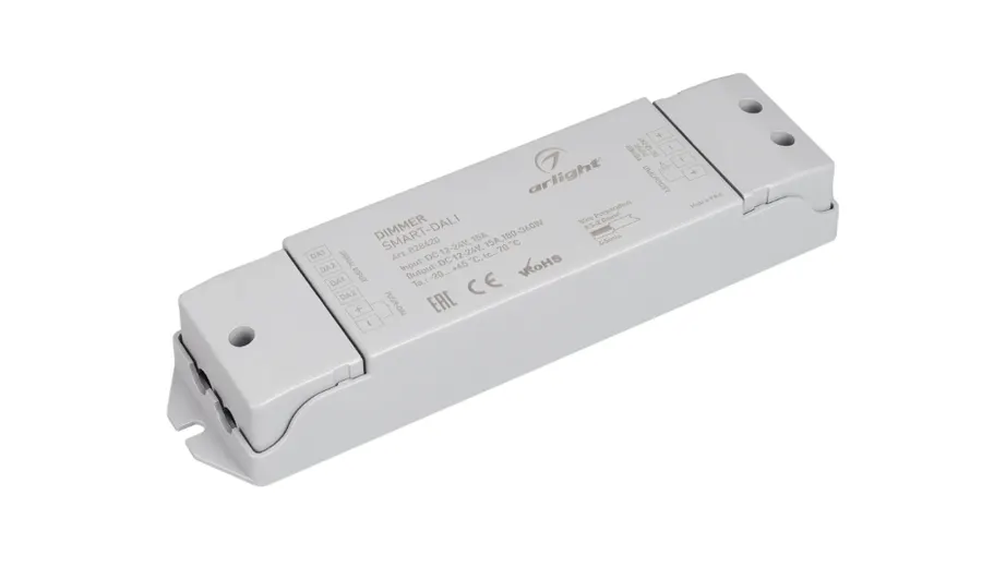 Arlight 12-24V կարգավորիչ Smart-Dali 180-360W 1x15A (175x45x27մմ) դիմմեր