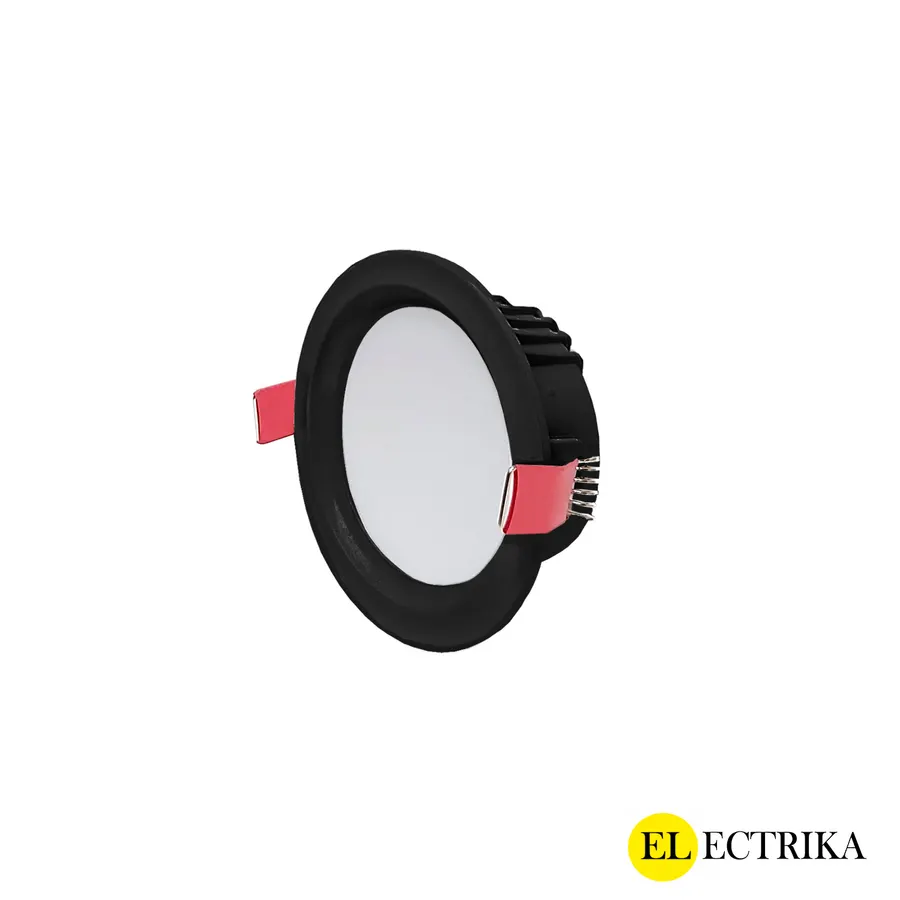 Electrica Lux լուսատու ներկառուցվող 15W 3000K կլոր սև 1/30